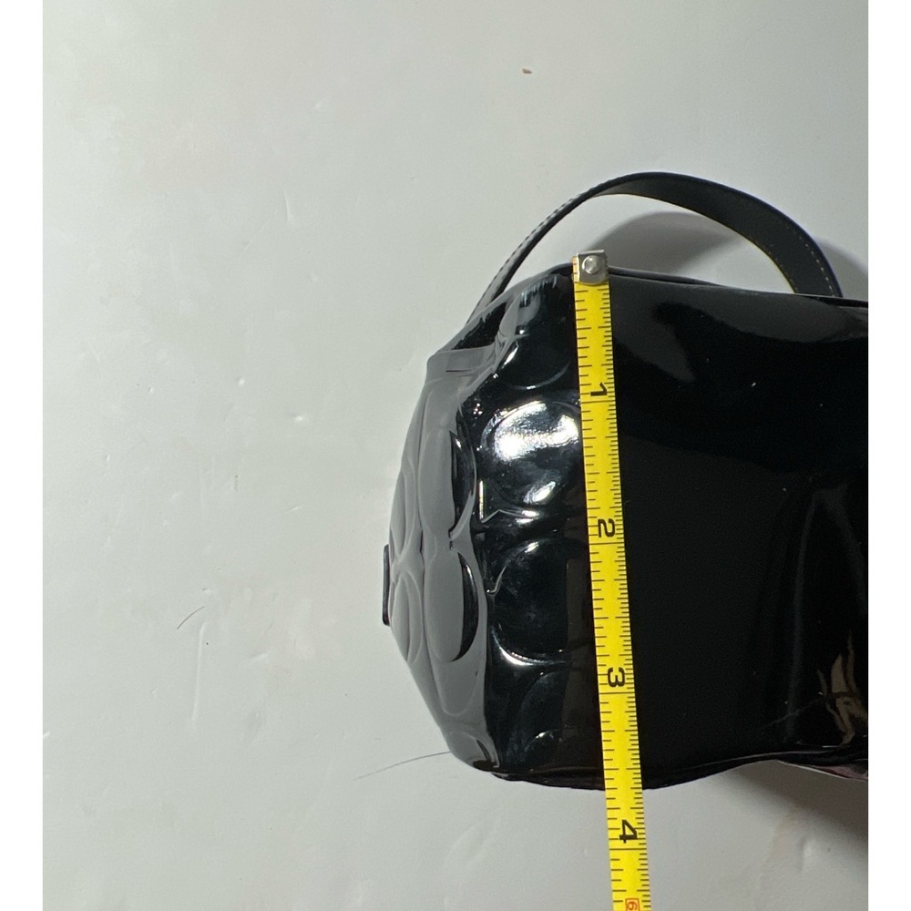 Coach Black Patent Leather Shoulder Bag - Picture 10 of 11